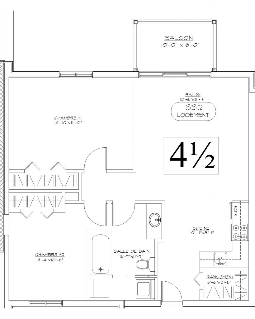 4 1 2 appartement